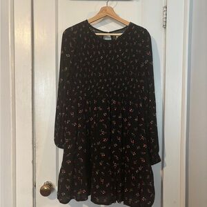 American Eagle Outfitters Black Floral Dress